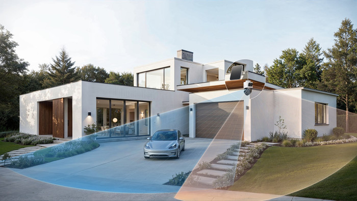 EufyCam S4 3-Pack product in gebruik