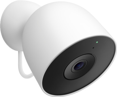 Google Nest Cam Outdoor Wired linkerkant