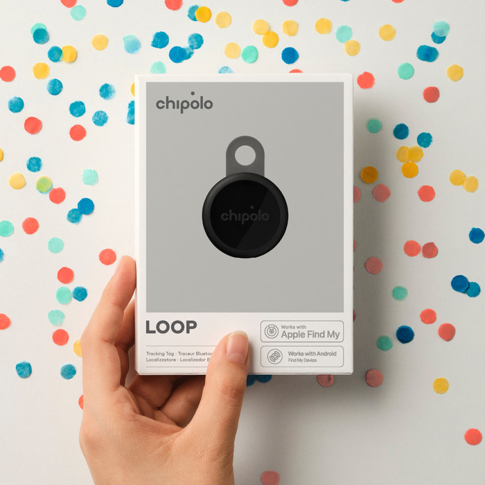 Chipolo LOOP 4-Pack Zwart product in gebruik