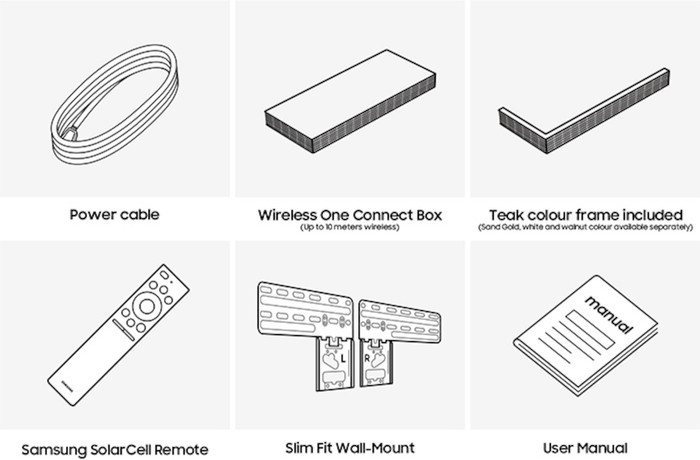 Samsung 65 inches The Frame Pro LS03FW (2025) + Samsung HW-S800D Black (2024) inside