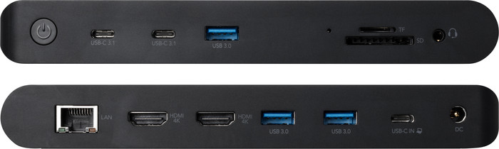 BlueBuilt DisplayLink Docking Station with USB-C combined product