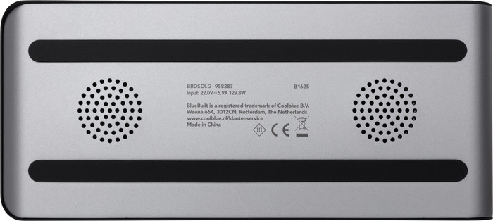 BlueBuilt DisplayLink Docking Station with USB-C bottom