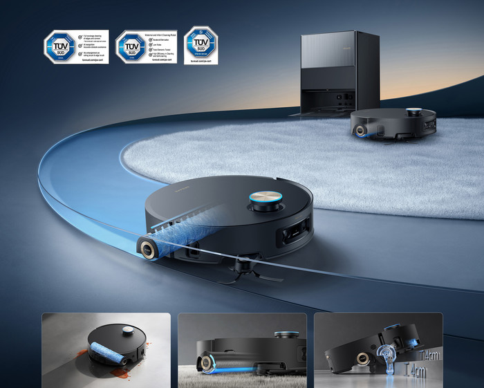 Dreame Aqua 10 Ultra Roller Complete Black visual leverancier