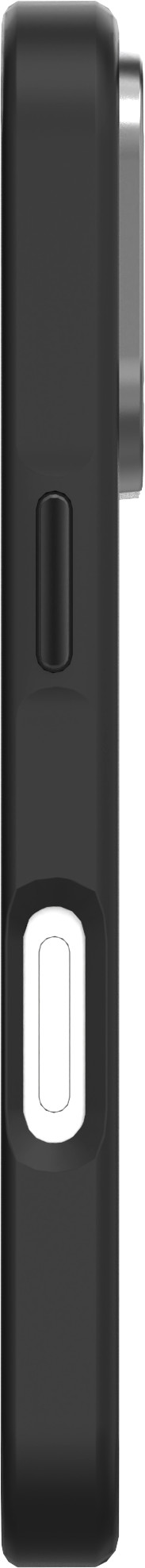 Just in Case Apple iPhone 16 Pro Back Cover met MagSafe en Valbescherming Zwart rechterkant