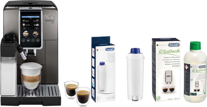 De'Longhi Dinamica Plus ECAM380.95.TB + Maintenance Pack Main Image