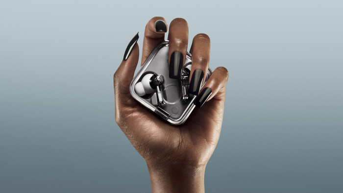 Nothing Ear (3) White product in use