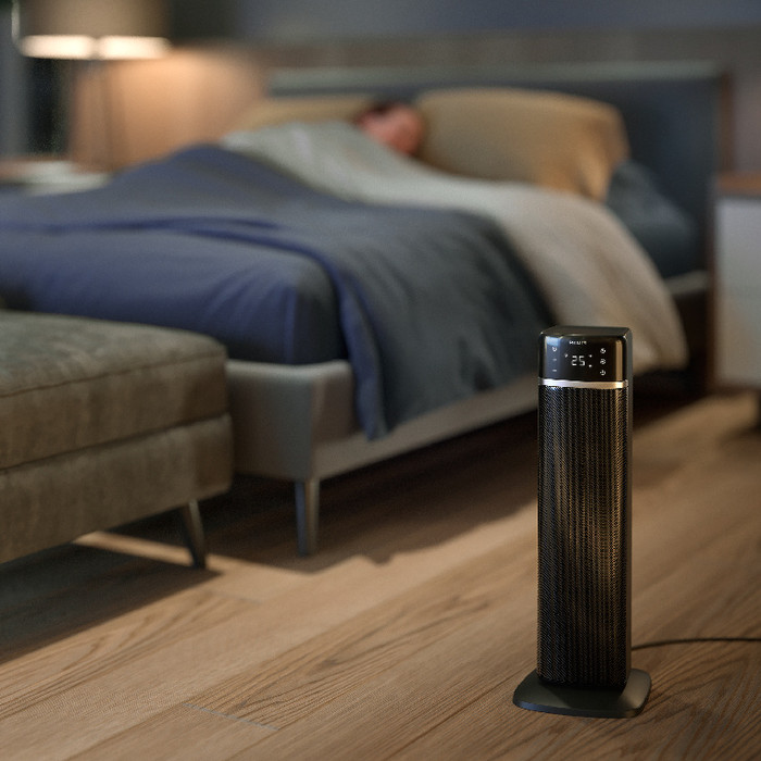 Philips Ceramic Energy-Saver Heater 5000 Series product in use