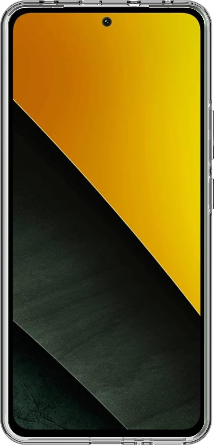 Just in Case Soft Design POCO M7 Pro Back Cover Transparant voorkant