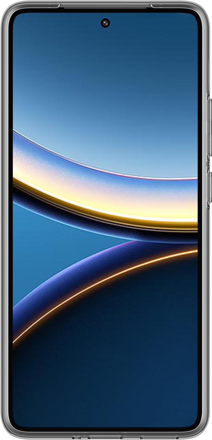 Just in Case Soft Design Xiaomi Poco F7 Pro Back Cover Transparant voorkant