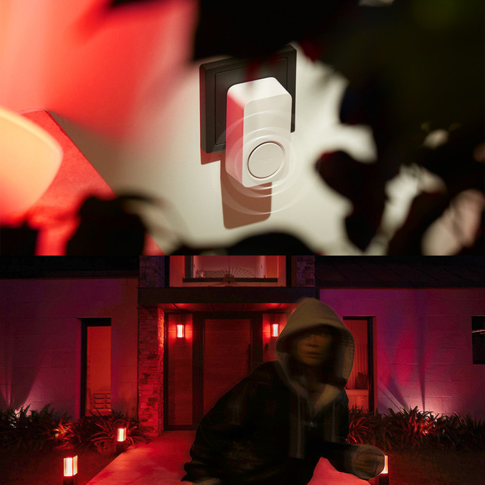Philips Hue Secure Smart Chime product in gebruik