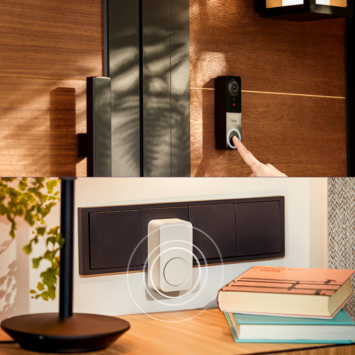 Philips Hue Secure Smart Chime product in gebruik