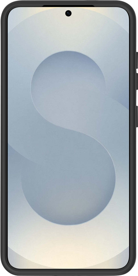 Just in Case Back Cover met Valbescherming Samsung Galaxy S24 Zwart met Magneet voorkant