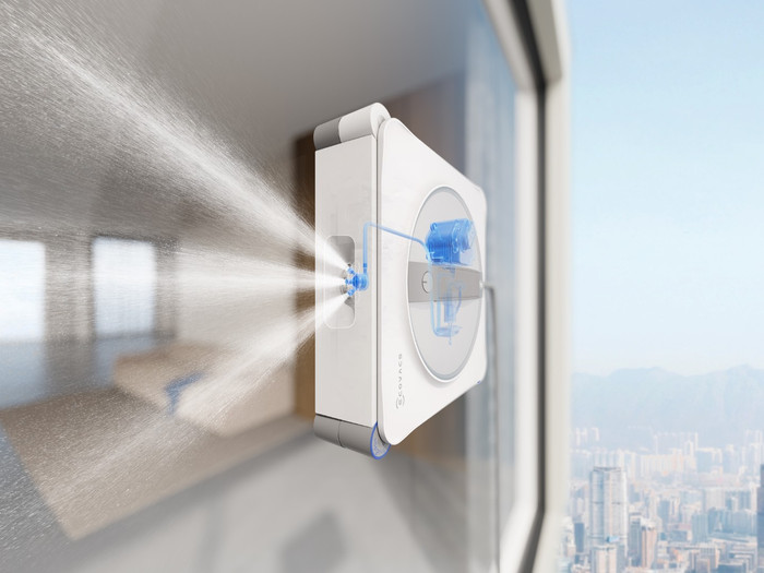 Ecovacs WINBOT W2S OMNI product in gebruik