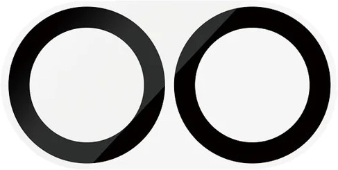 PanzerGlass PicturePerfect Samsung Galaxy Z Flip 7 Camera Lens Protector Glass front