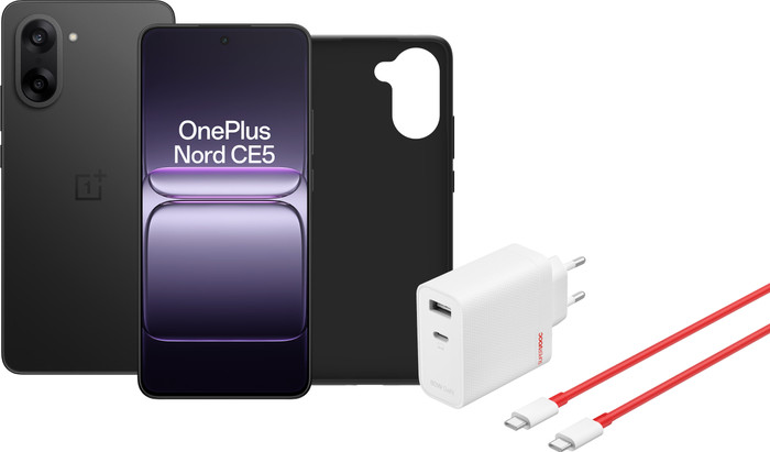 OnePlus Nord CE 5 256GB Zwart 5G + Accessoirepakket Main Image
