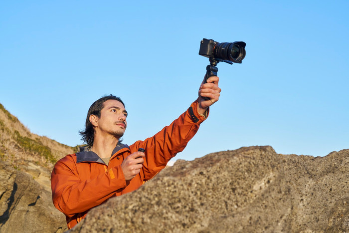 Sony ZV-1 Vlogkit product in gebruik