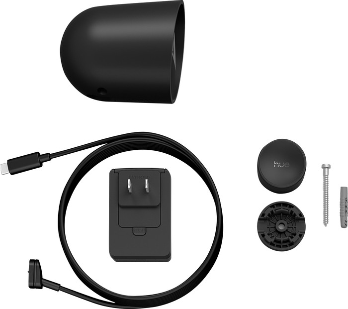 Philips Hue Secure Cam 2K Bedraad Zwart accessoire