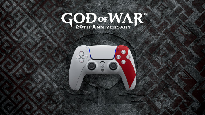 Sony Playstation 5 DualSense Draadloze Controller - God of War 20th Anniversary Edition visual leverancier