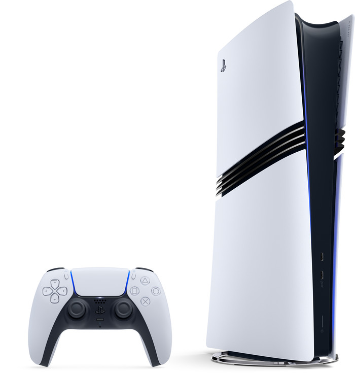 PlayStation 5 Pro + Disc Drive + FC 26 + Extra Controller Wit voorkant