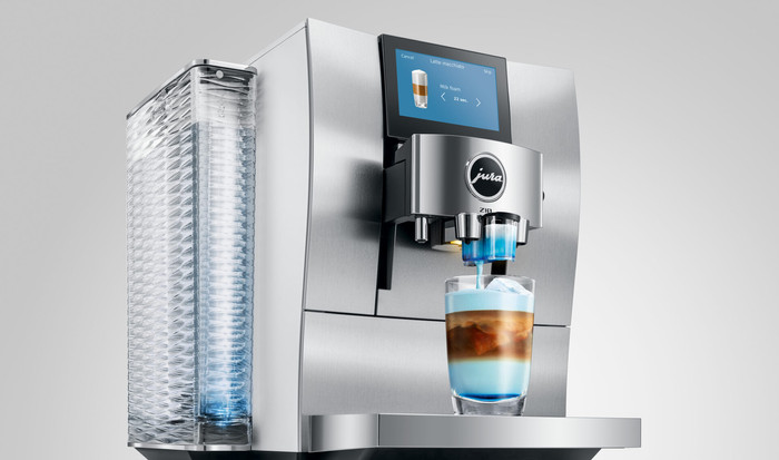 JURA Z10 Aluminium White (EB) product in gebruik