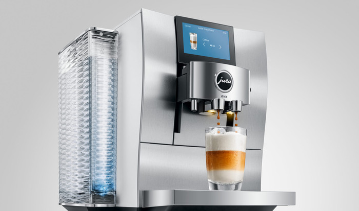 JURA Z10 Aluminium White (EB) product in gebruik