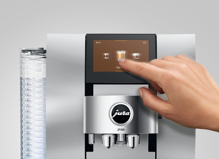 JURA Z10 Aluminium White (EB) detail