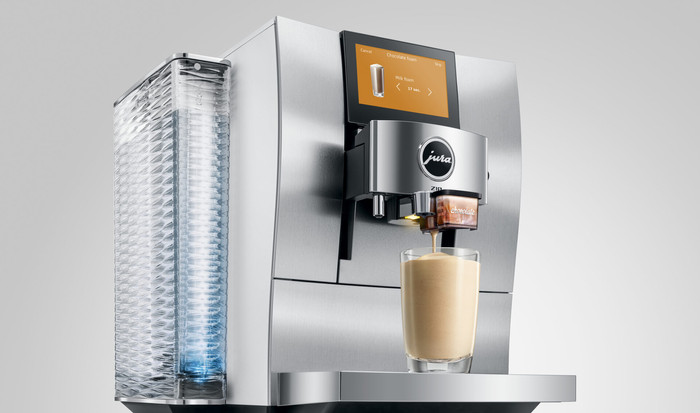 JURA Z10 Aluminium White (EB) product in gebruik