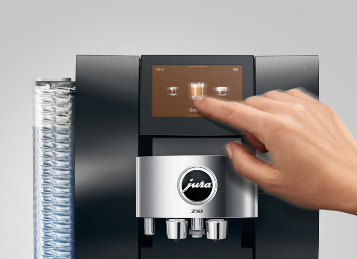 JURA Z10 Aluminum Black (EB) detail