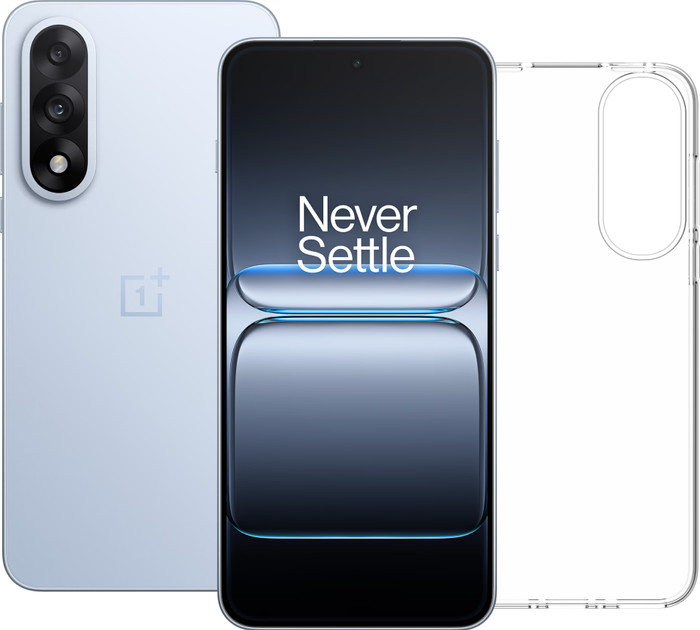 OnePlus Nord 5 512GB Blauw 5G + BlueBuilt Back Cover Transparant Main Image