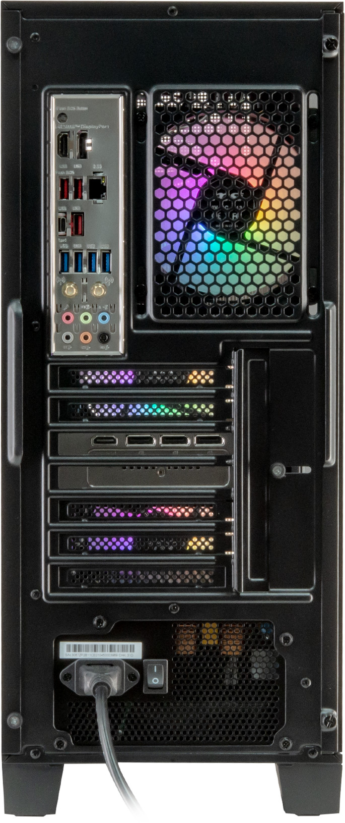 Cobalt x POWERED BY MSI - Tier 2 - RTX 5070 Ti - Ryzen 7 9800X3D - 32GB - 2TB SSD back