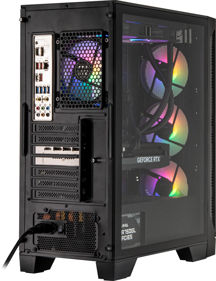 Cobalt x POWERED BY MSI - Tier 2 - RTX 5070 Ti - Ryzen 7 9800X3D - 32GB - 2TB SSD back