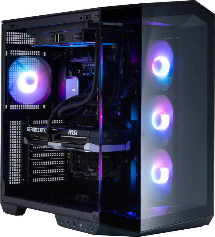 Cobalt x Powered by MSI - Tier 3 - RTX 5080 - Ryzen 7 9800X3D - 32GB - 2TB SSD linkerkant