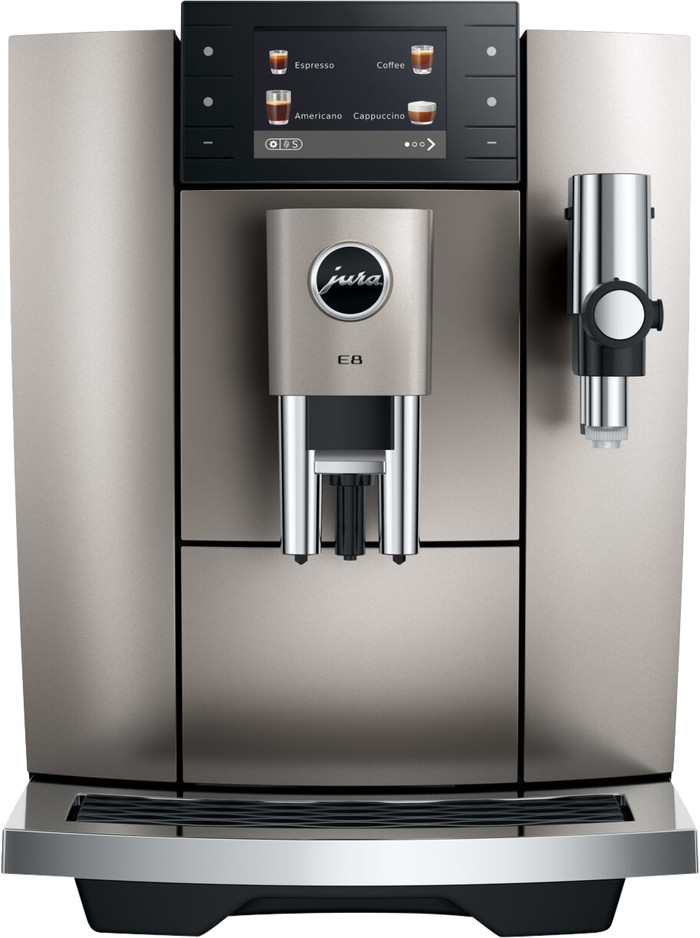 JURA E8 Midnight Silver (ED) voorkant