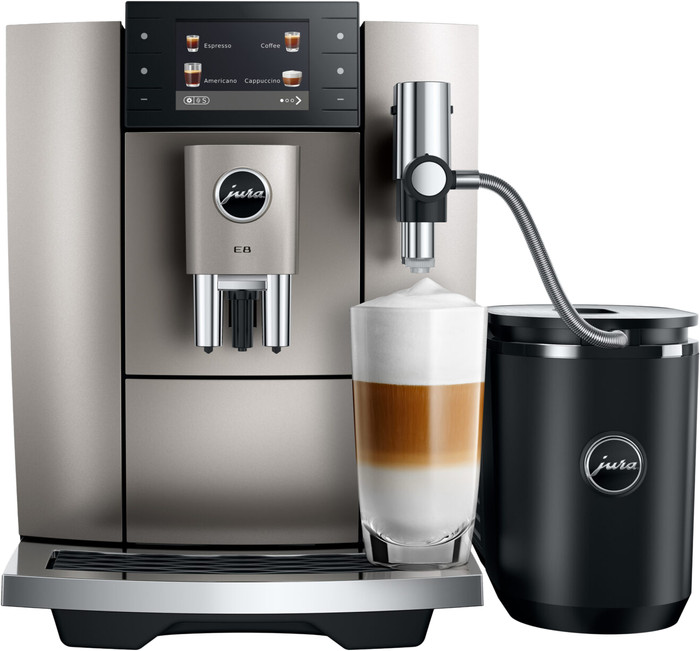 JURA E8 Midnight Silver (ED) voorkant