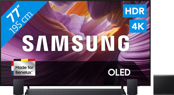Samsung 77 inches OLED 4K S85F (2025) + Samsung HW-Q930F Black Main Image