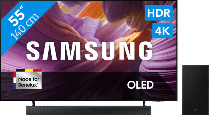 Samsung 55 inches OLED 4K S85F (2025) + Samsung HW-B66CF Black Main Image