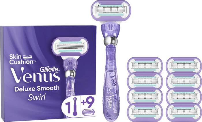 Gillette Venus Extra Smooth Swirl + 9 Navulmesjes Main Image