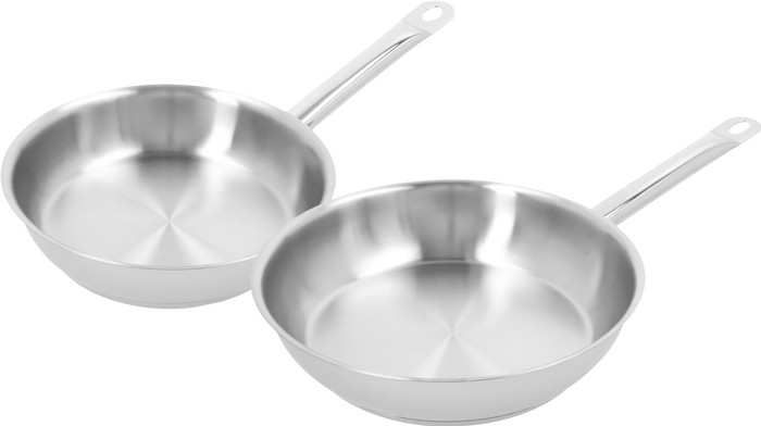 Demeyere Cosi 3 Stainless Steel Frying Pan Set 24cm + 28cm Main Image