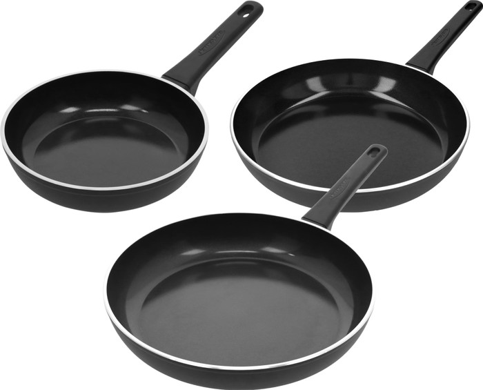 Demeyere Alu Cosi 3 Ceramic Frying Pan Set 24cm + 28cm + 30cm Main Image