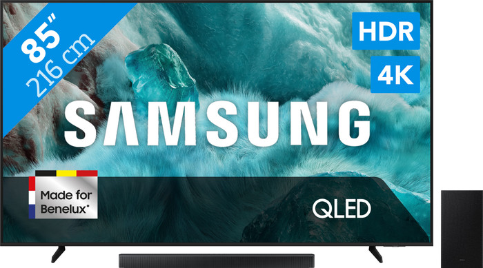 Samsung 85" QLED 4K Q7FA (2025) + Samsung HW-B66CF Zwart Main Image