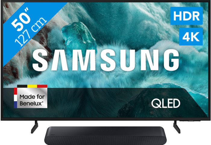 Samsung 50 inches QLED 4K Q7F4 (2025) + Samsung HW-S60D Black (2024) Main Image