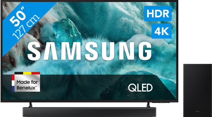 Samsung 50" QLED 4K Q7F4 (2025) + Samsung HW-B66CF Zwart Main Image