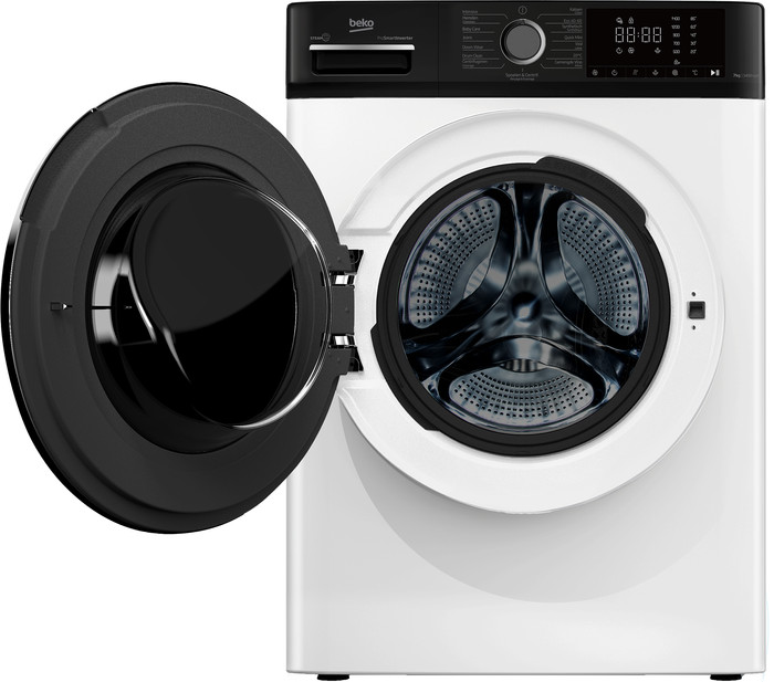 Beko B1W764BBBE SteamCure binnenkant
