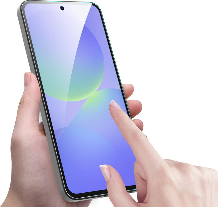 Just In Case Tempered Glass Samsung Galaxy A36/A56 Screen Protector product in use