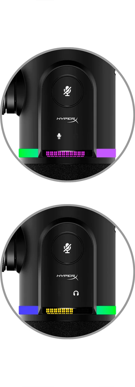 HyperX FlipCast USB/XLR Streaming Microfoon detail