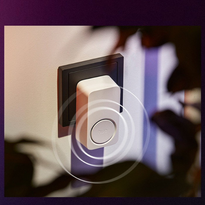 Hue Secure Bedrade Videodeurbel + Chime product in gebruik