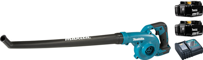 Makita DUB186ZX1 5,0 Ah Accu (2x) Starterspakket Main Image