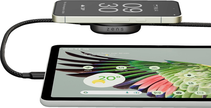 Zens Pro 2 Wireless Charger 15W with USB-C Cable Black front