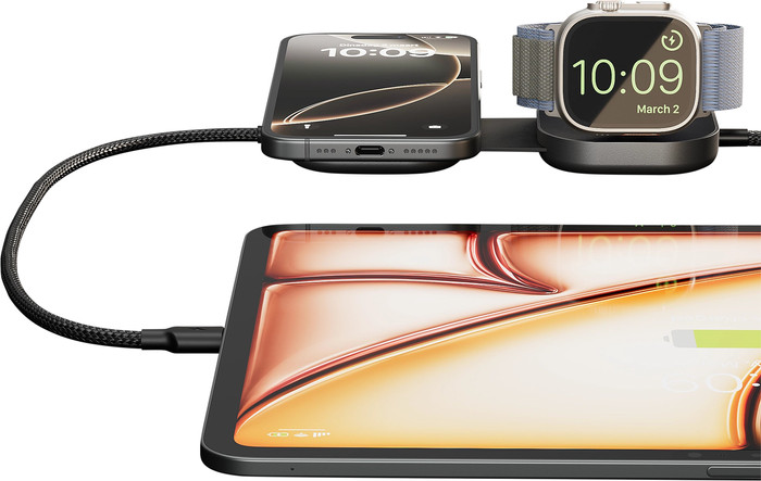 Zens Pro 3 Wireless Charger 20W with USB-C Cable Black front