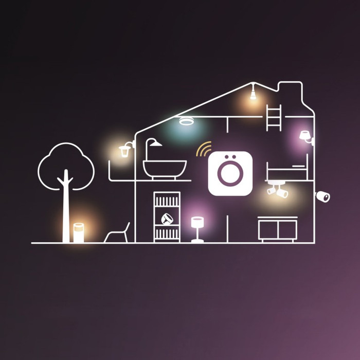 Philips Hue Neon Outdoor LED Strip 10m product in use